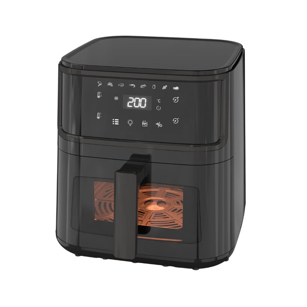 Prenosný inteligentný LCD Visual Air Fryser