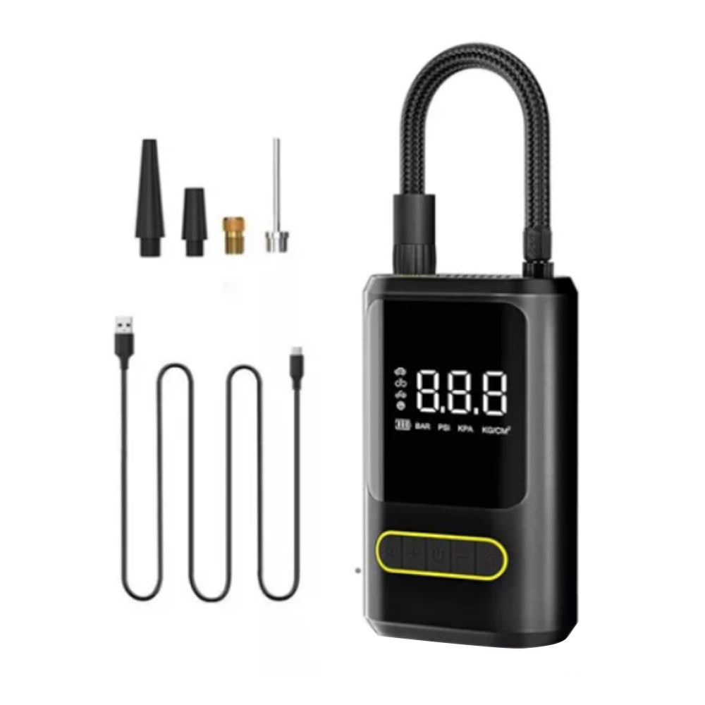 Plastové nabíjanie s brehom Power Bank a Dual Digital Display Air Pump